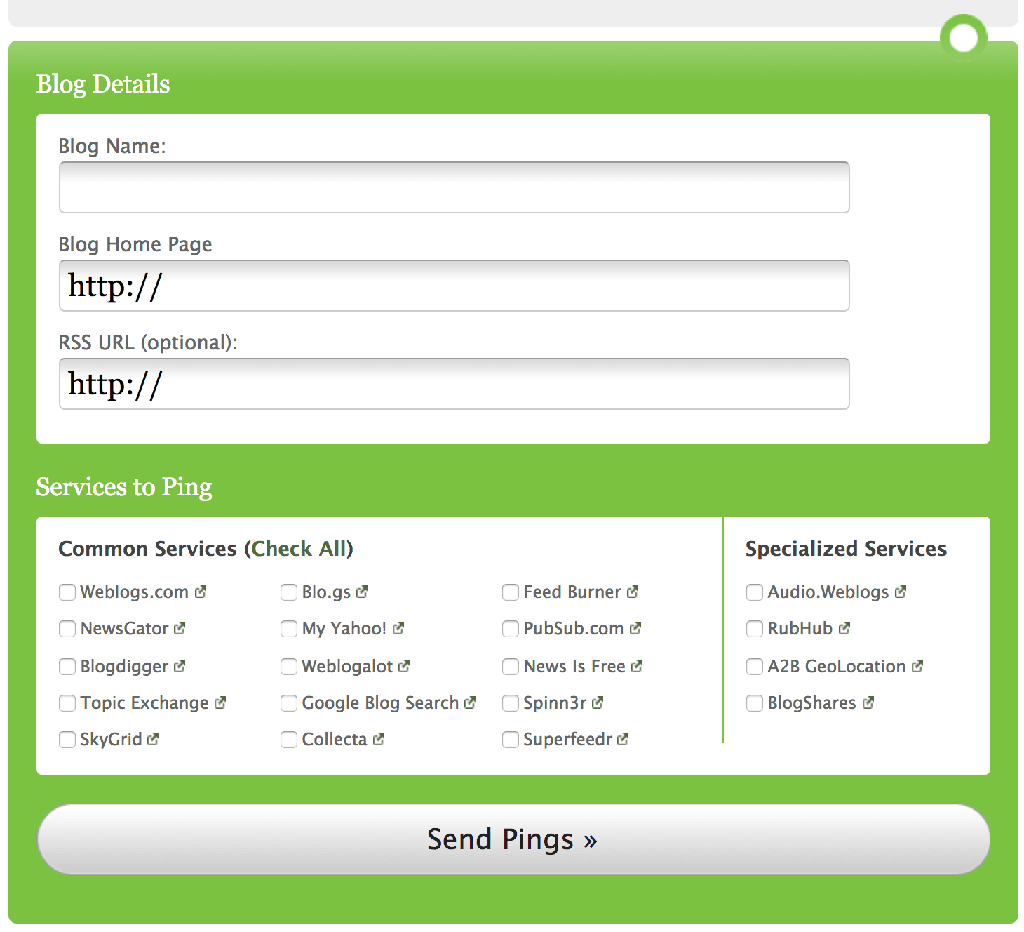 pingomatic