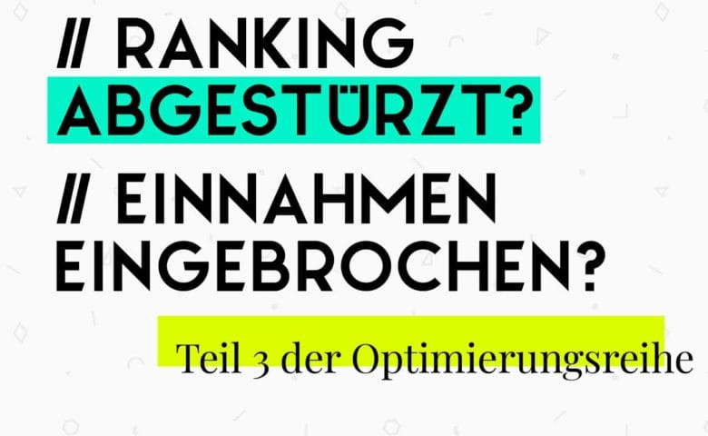 Onpage Optimierung – Websiteoptimierung Teil 3