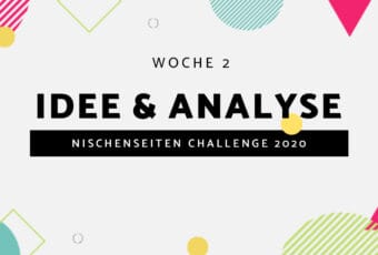 #2 – Nischenseiten Challenge 2020 // Idee & Analyse