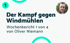 Erster Wochenbericht von Oliver Niemann zum Nischenseiten Community Event