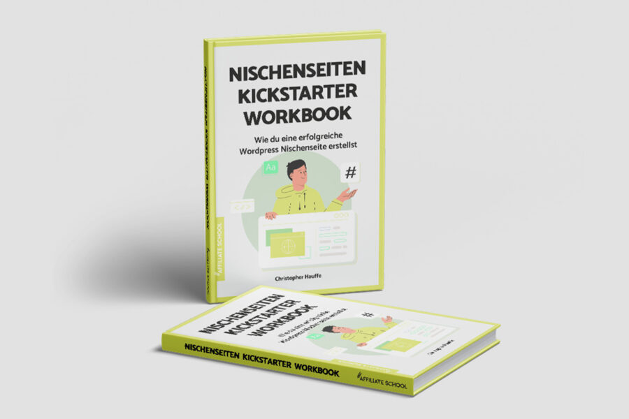 Nischenseiten Kickstarter Workbook – Anleitung für Anfänger