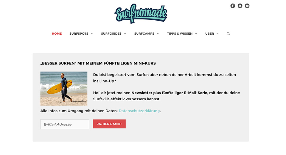 Surfnomade Screenshot